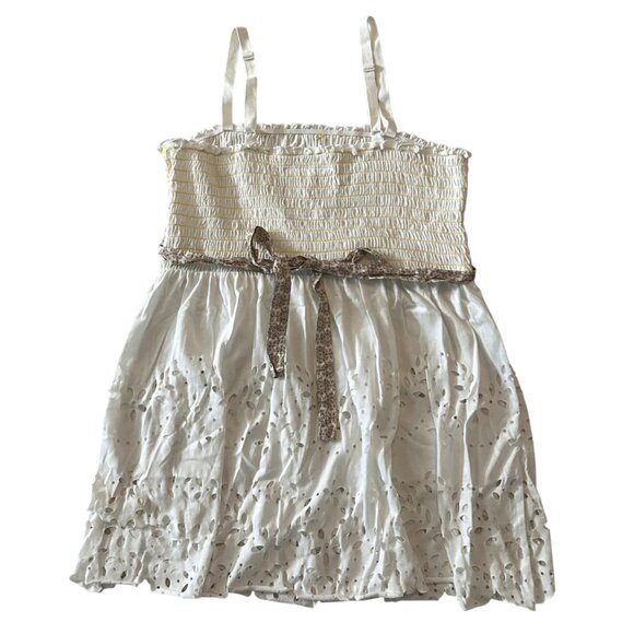 Rare Free People Luau Eyelet Top in White ASO Gabriella Montez - Picture 7 of 10